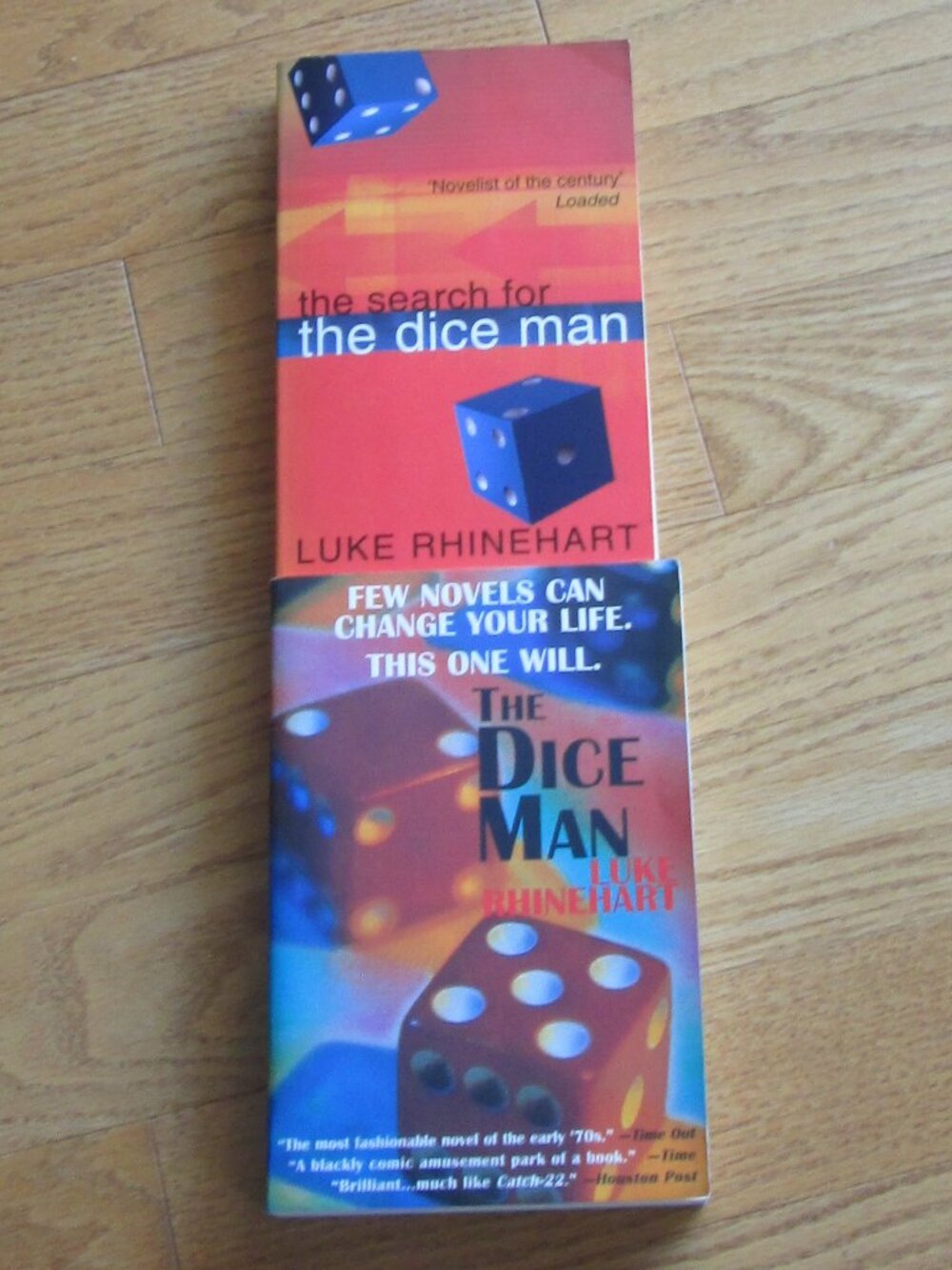 The Dice Man, The Search for the Dice Man by Luke Rhinehart - 2 books